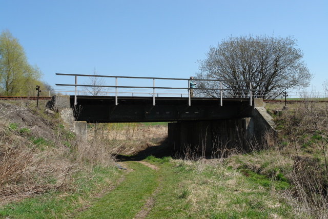Krupá - Kolešovka, ocelový most