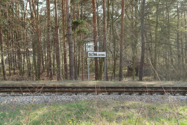 Chrášťany - Kolešovka, zastávka Olešná