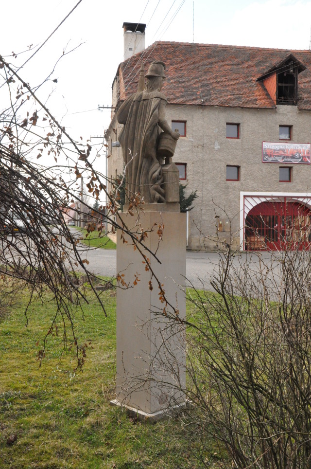 Kolešovice - Socha svatého Floriana