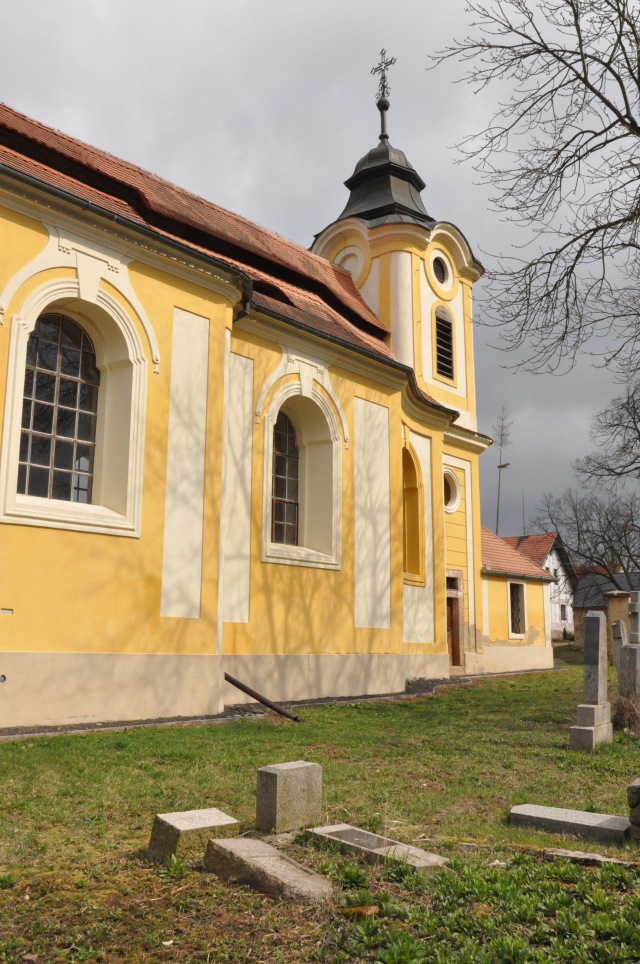 Jesenice, Podbořánky - Kostel svatého Jakuba Většího