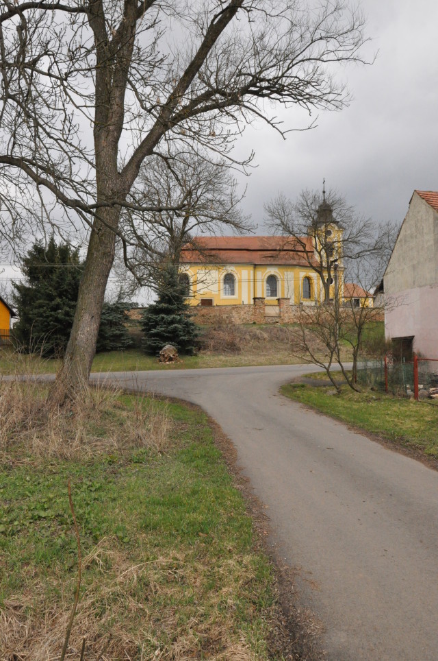 Jesenice, Podbořánky - Kostel svatého Jakuba Většího