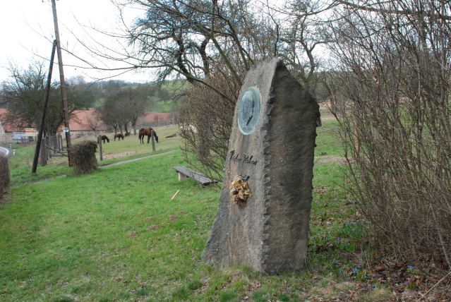 Krušovice - Pomník Václavu Rabasovi