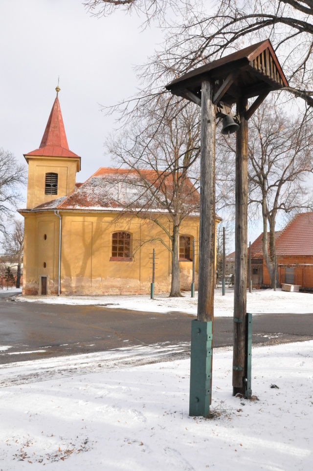 Lubná - Zvonička u kostela