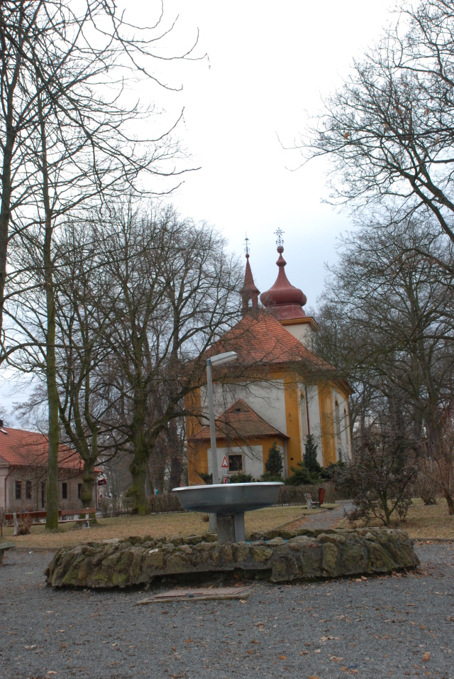 Lužná - Kostel svaté Barbory