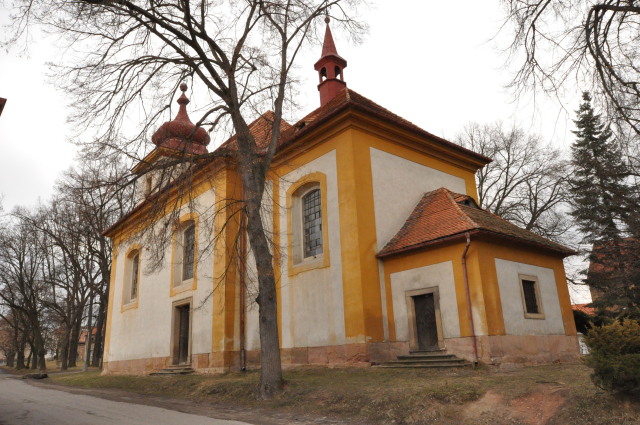 Lužná - Kostel svaté Barbory