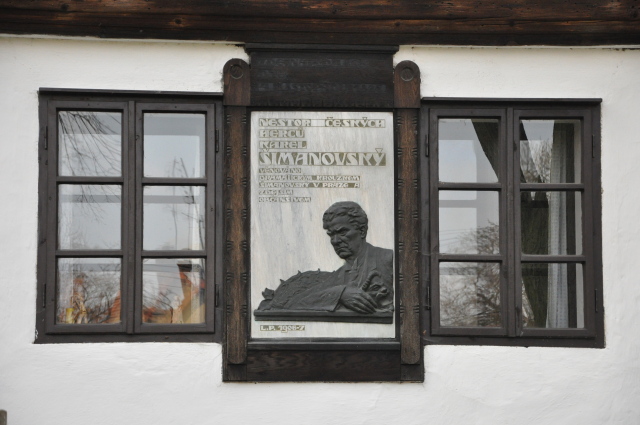Pavlíkov, Skřivaň - Rodný dům Karla Šimanovského