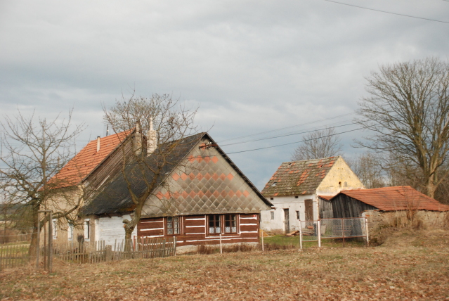Čistá, Nová Ves - Náves a venkovské domy