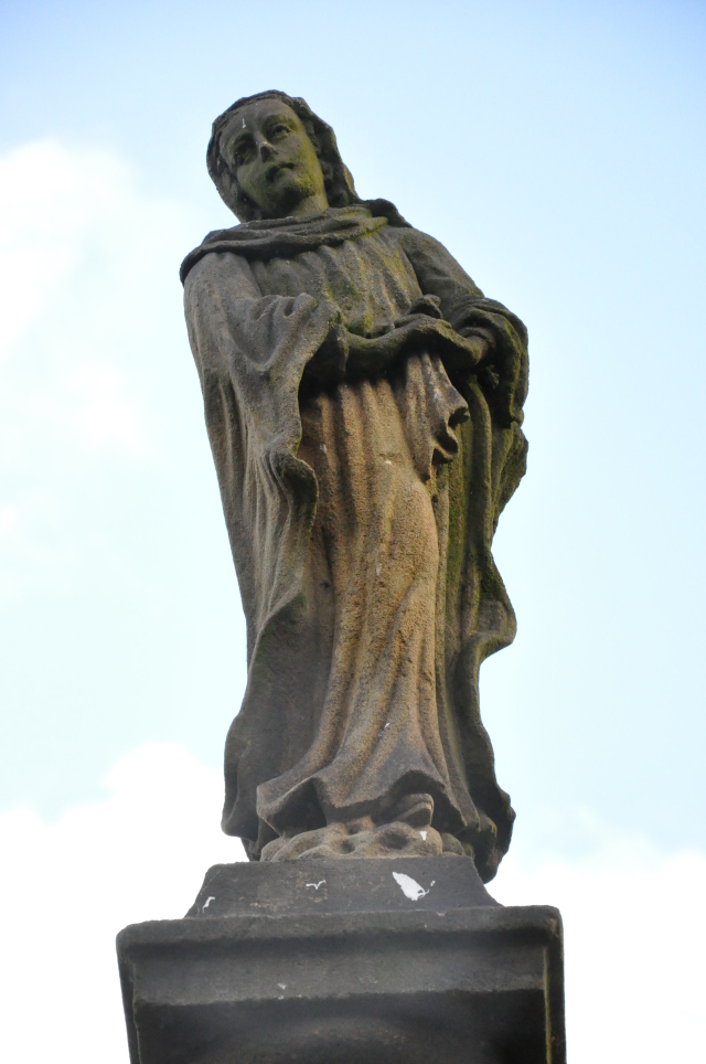 Rakovník - Sloup se sochou Panny Marie