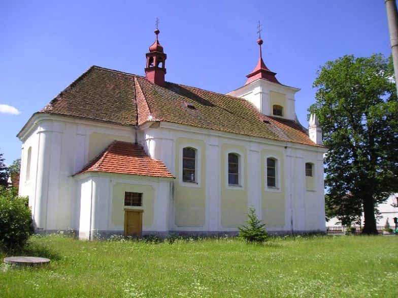 Skryje - Kostel sv. Michaela Archanděla