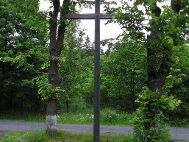 Velká Buková, Malá Buková - Dřevěný Zelený kříž na Velkou Bukovou