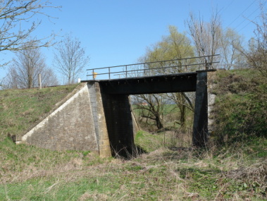 Lišany - Kolešovka, ocelový most