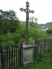 Hřebečníky, Šlovice - Kříž v obci