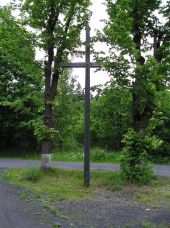 Velká Buková, Malá Buková - Dřevěný Zelený kříž na Velkou Bukovou