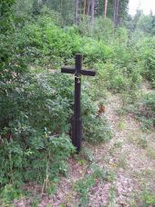 Velká Buková - Dřevěný kříž na Kalubici