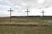 Kolešovice - Tři dřevěné kříže na Ptačím vrchu