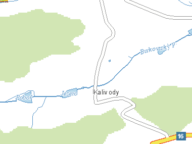 Mapa okolí