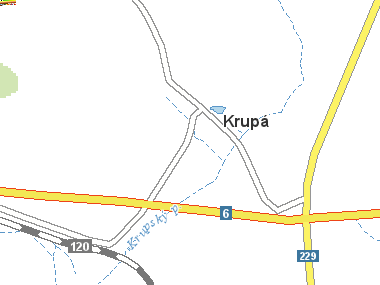 Mapa okolí