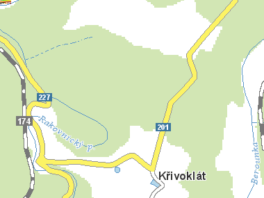 Mapa okolí