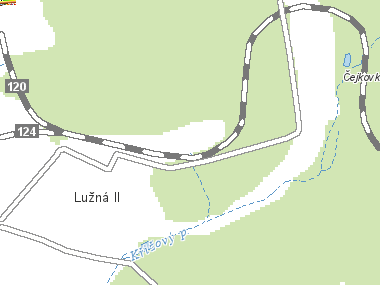 Mapa okolí