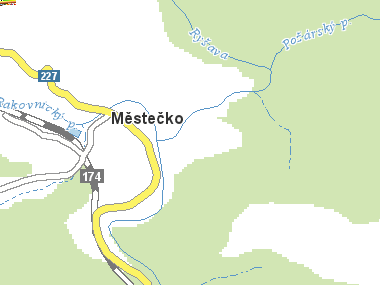 Mapa okolí