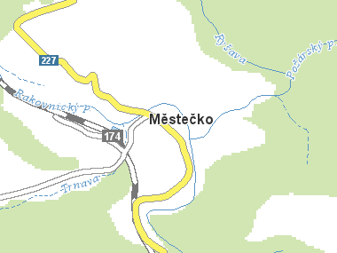 Mapa okolí