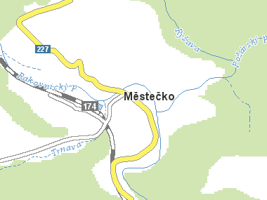 Mapa okolí