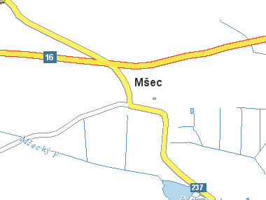 Mapa okolí