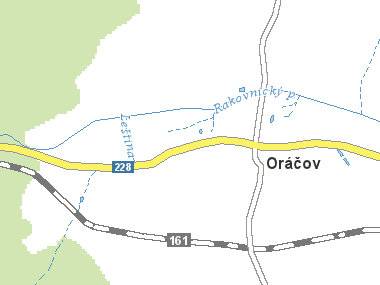 Mapa okolí