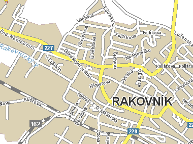 Mapa okolí