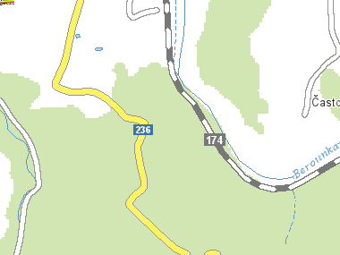 Mapa okolí