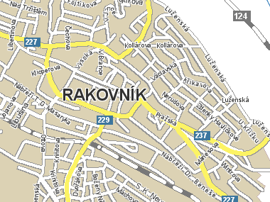 Mapa okolí