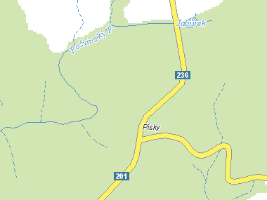 Mapa okolí