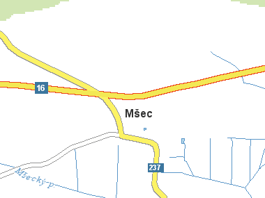 Mapa okolí