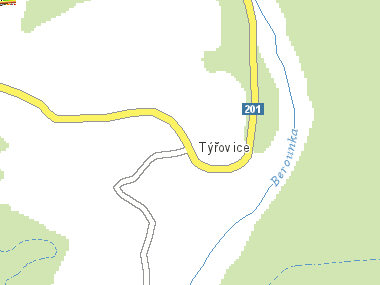 Mapa okolí