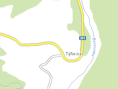 Mapa okolí